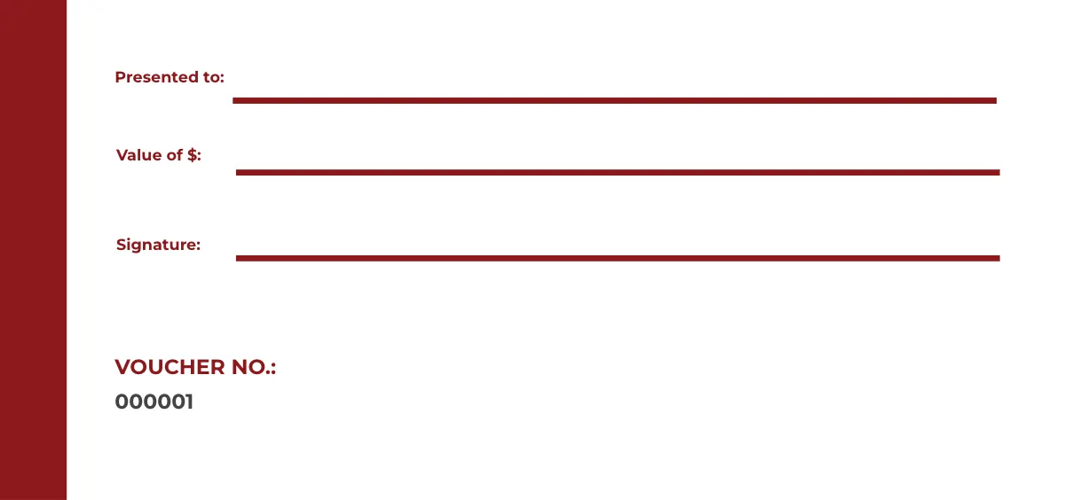 Free Meal Voucher Template to Edit Online