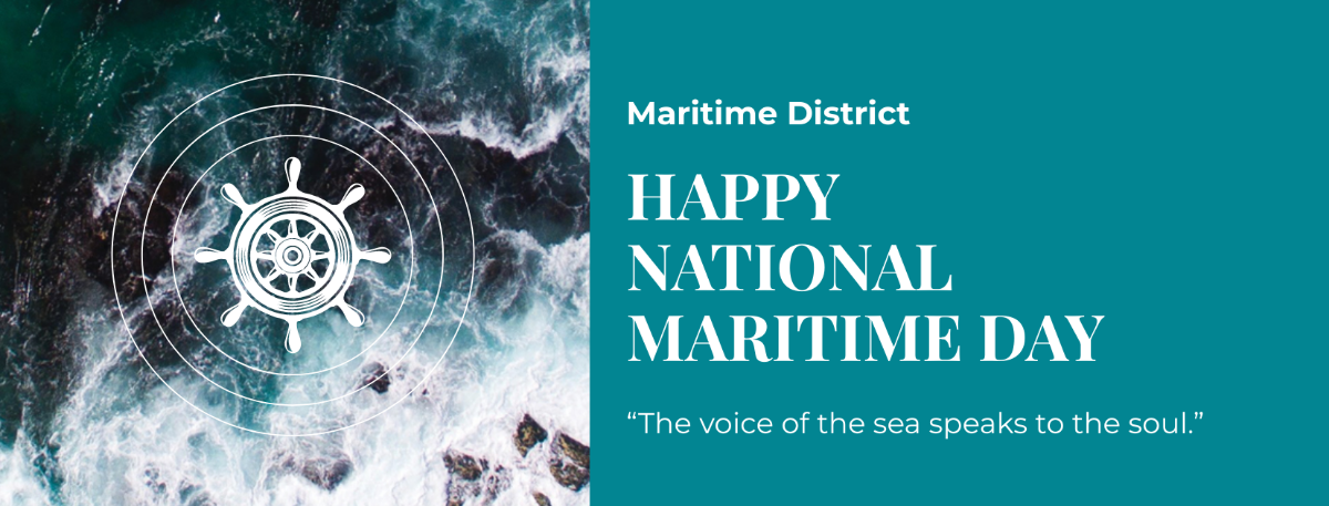 National Maritime Day Facebook App Cover Template
