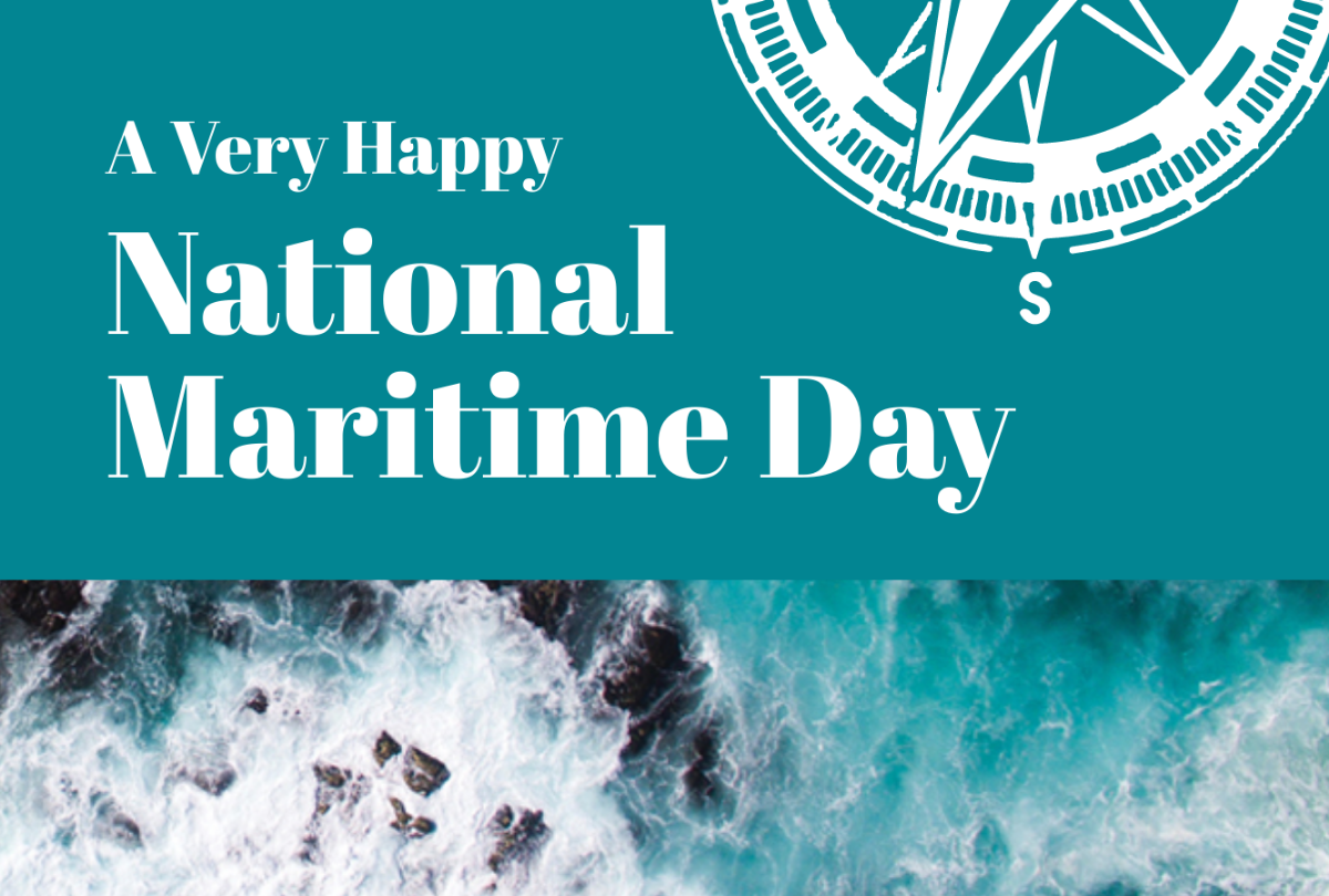 National Maritime Day Pinterest Board Cover Template