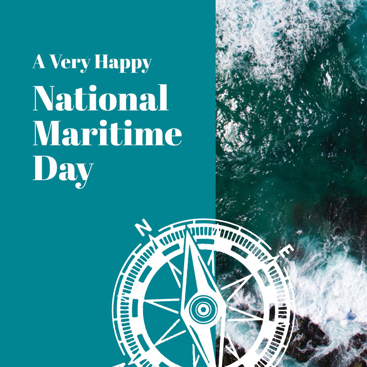 National Maritime Day Twitter Profile Photo Template