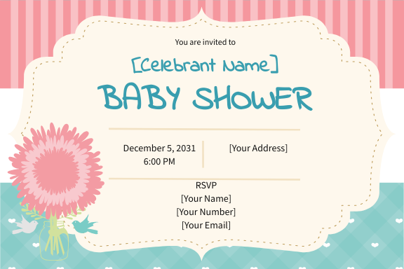 Baby Shower Party Invitation
