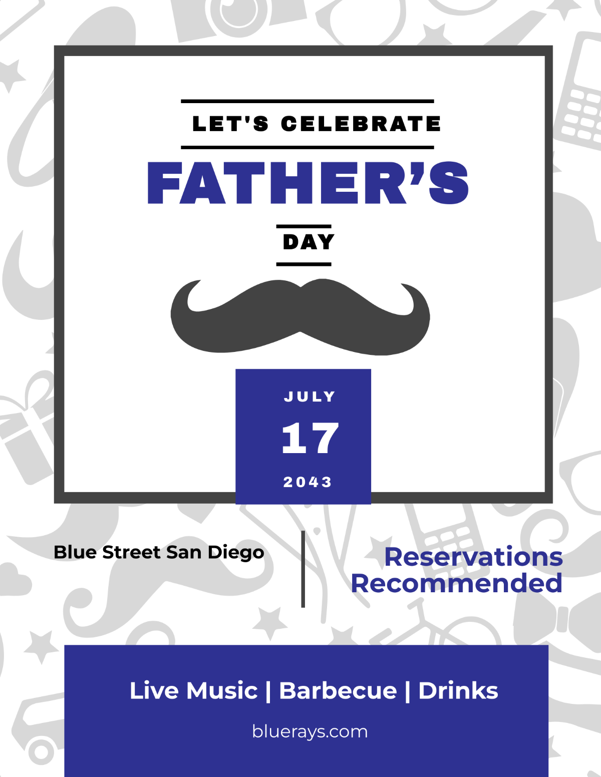 Father's Day Flyer