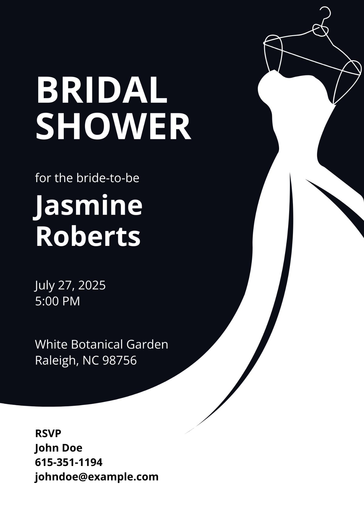 Printable Bridal Shower Invitation
