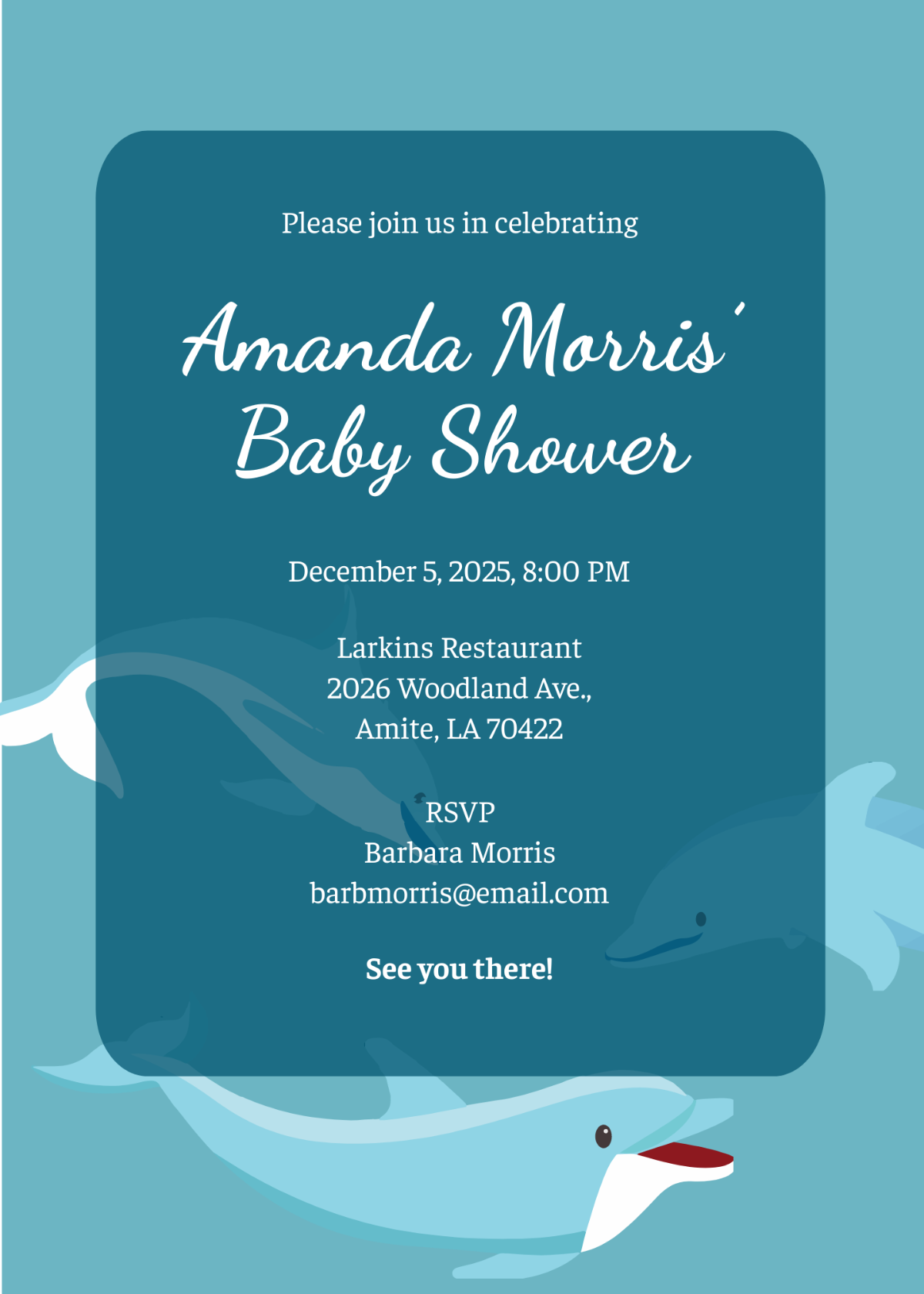 Printable Baby Shower Invitation Template