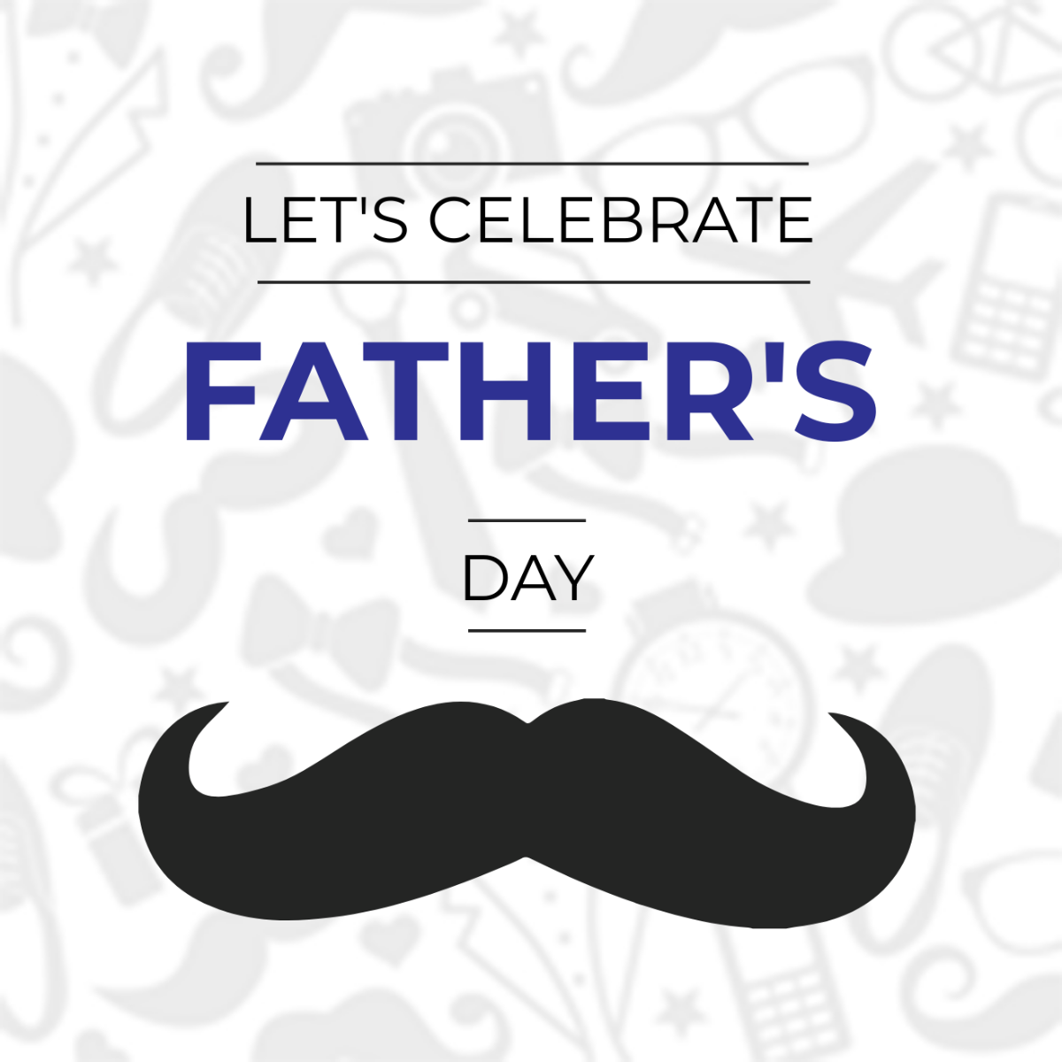Father's Day Pinterest Profile Photo Template