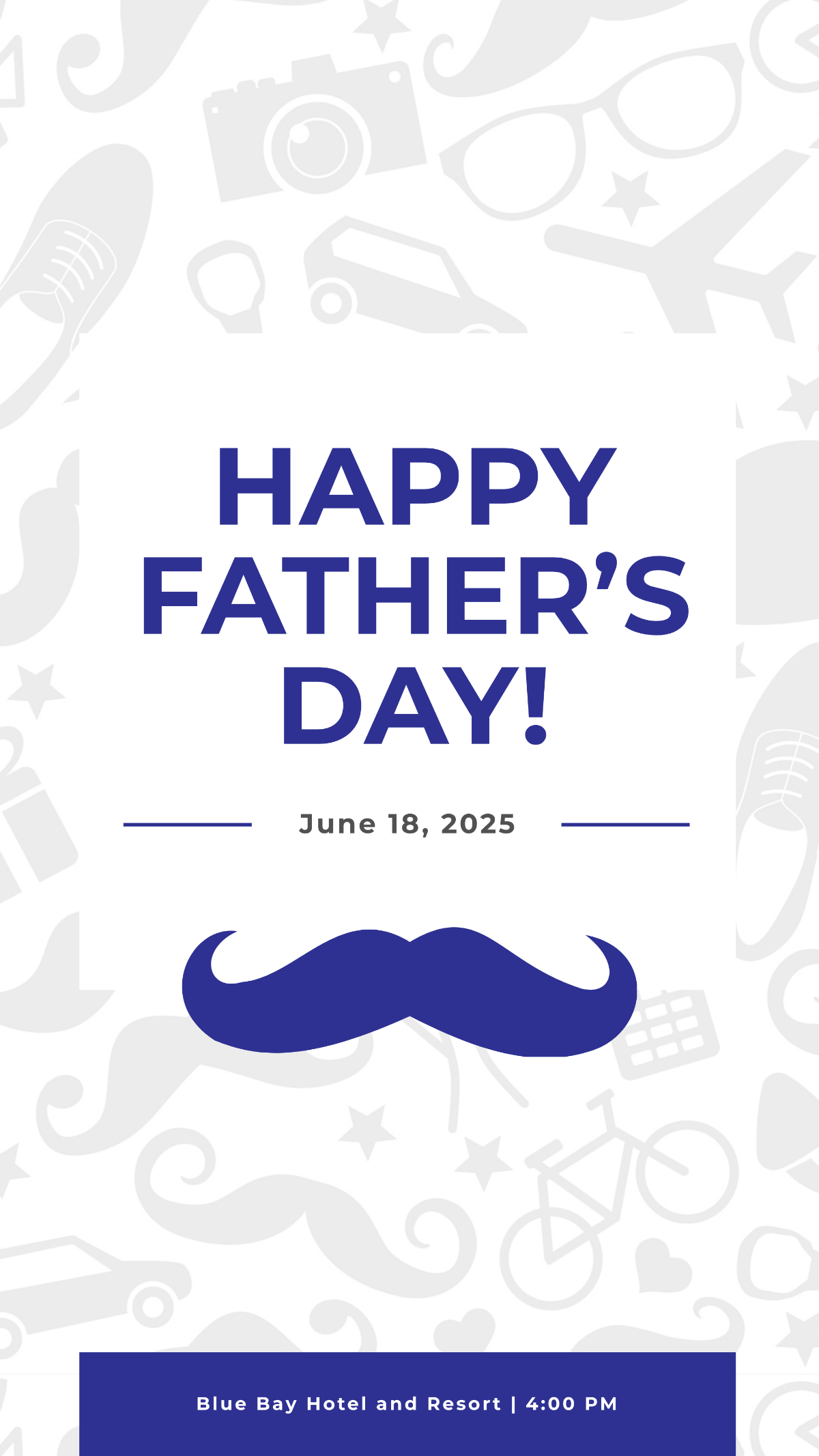 Father's Day Snapchat Geofilter Template
