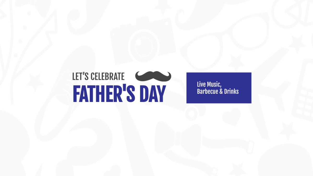 Father's Day YouTube Channel Cover Template