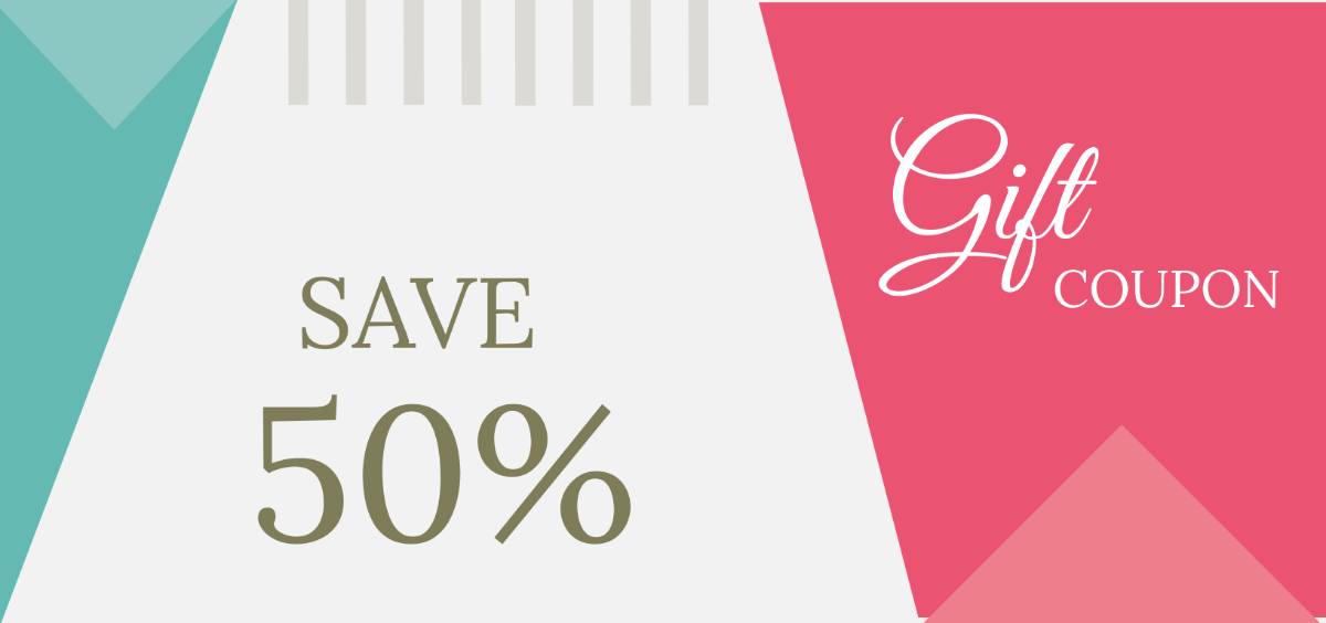 Blank Gift Coupon Template