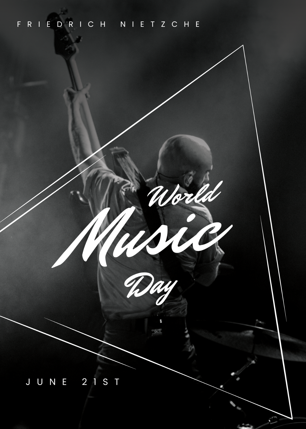 World Music Day Greeting Card Template - Edit Online & Download