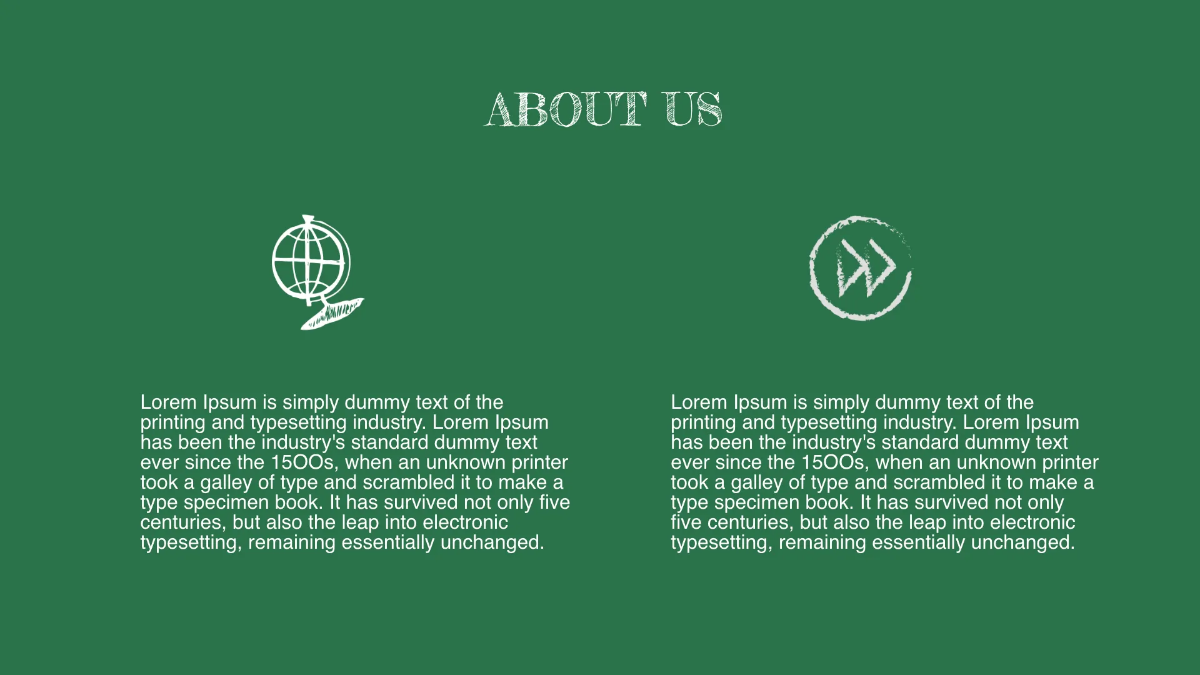 Free Chalkboard Presentation Template to Edit Online