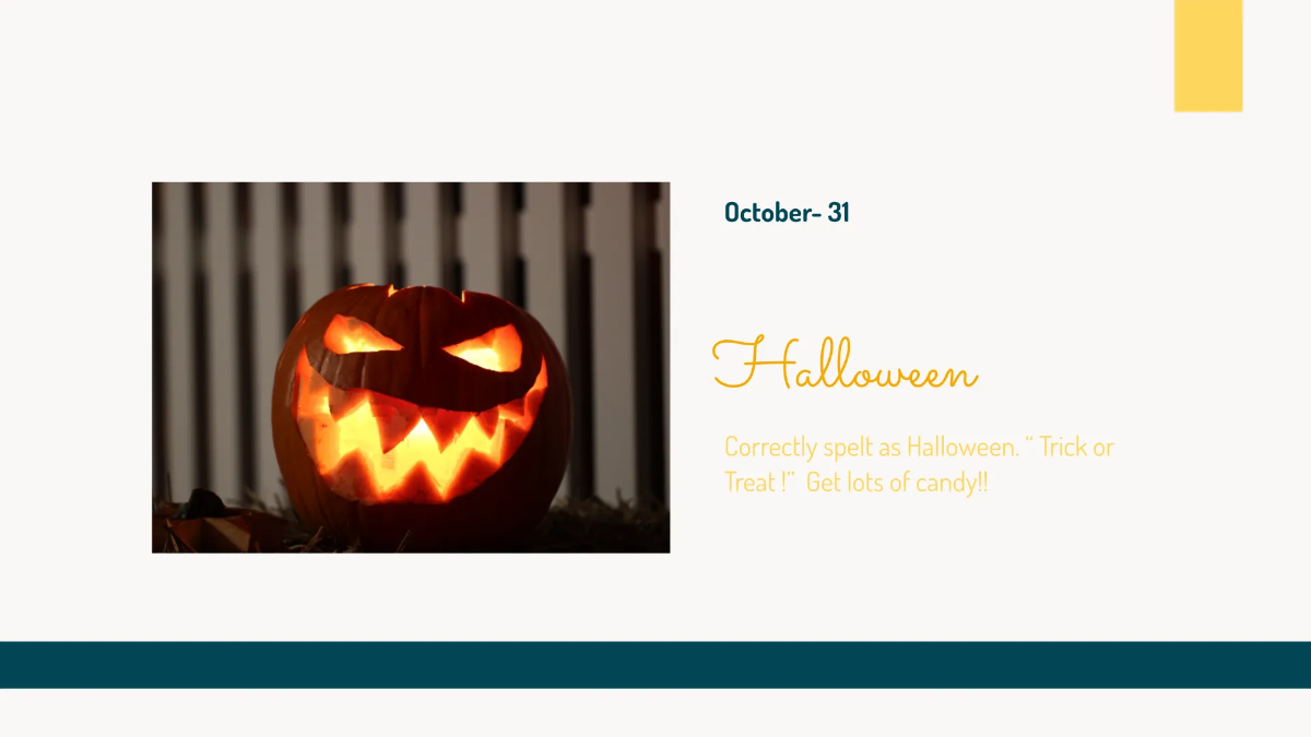 Free Holiday Presentation Template to Edit Online