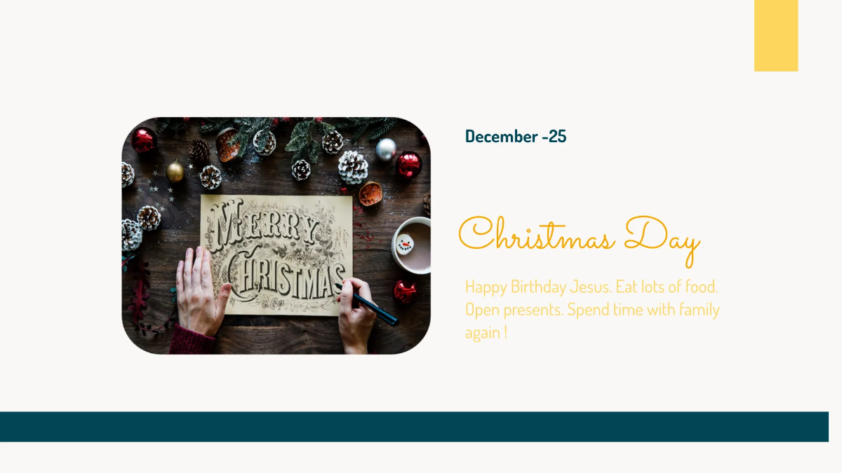 Free Holiday Presentation Template to Edit Online