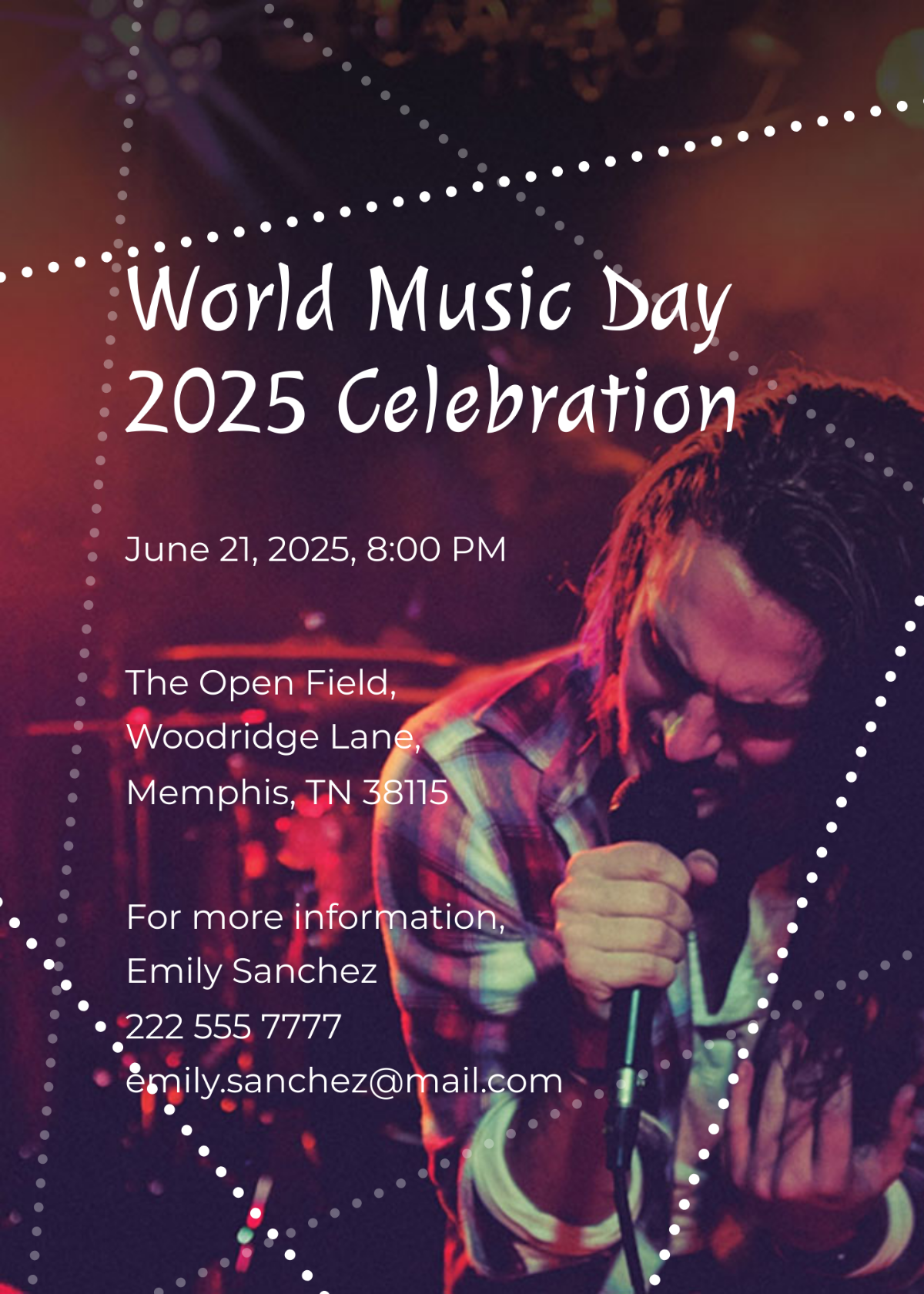 World Music Day Invitation Template - Edit Online & Download