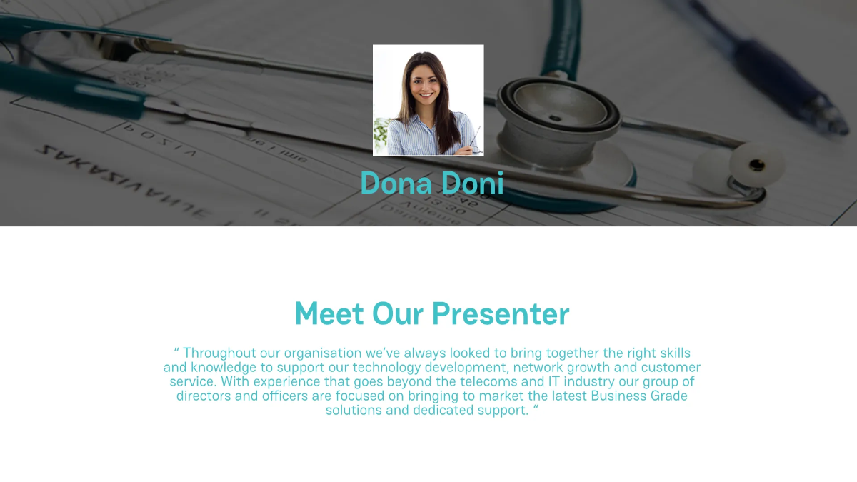 Free Medical Presentation Template to Edit Online