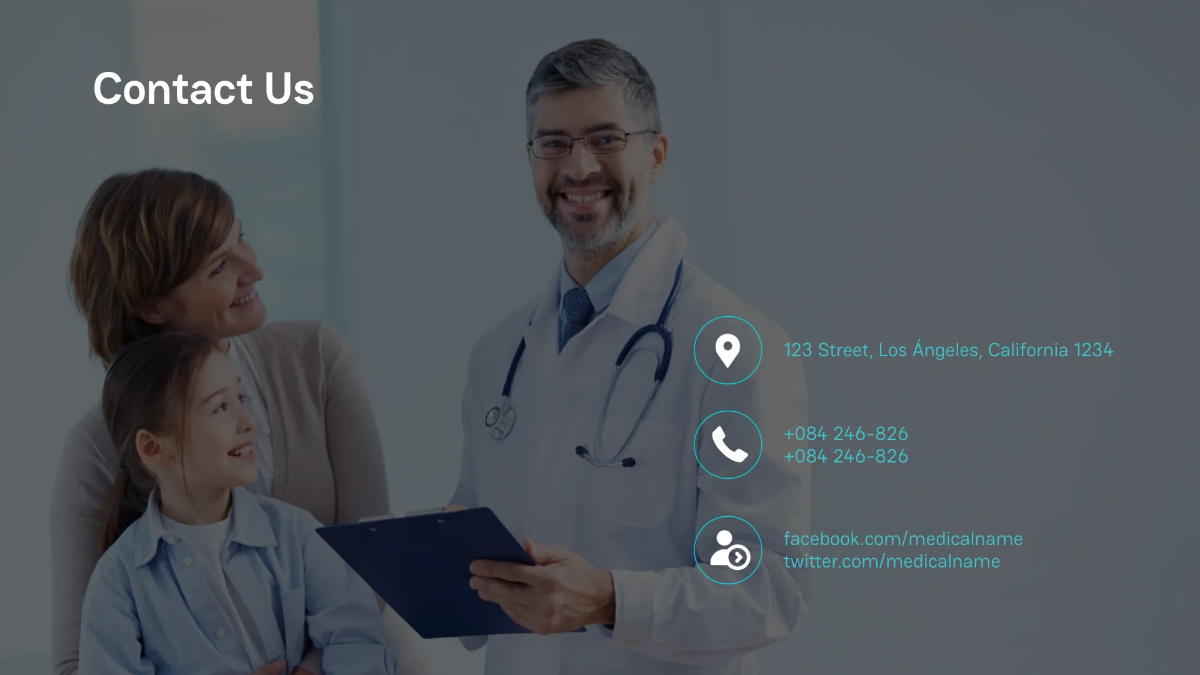 Free Medical Presentation Template to Edit Online