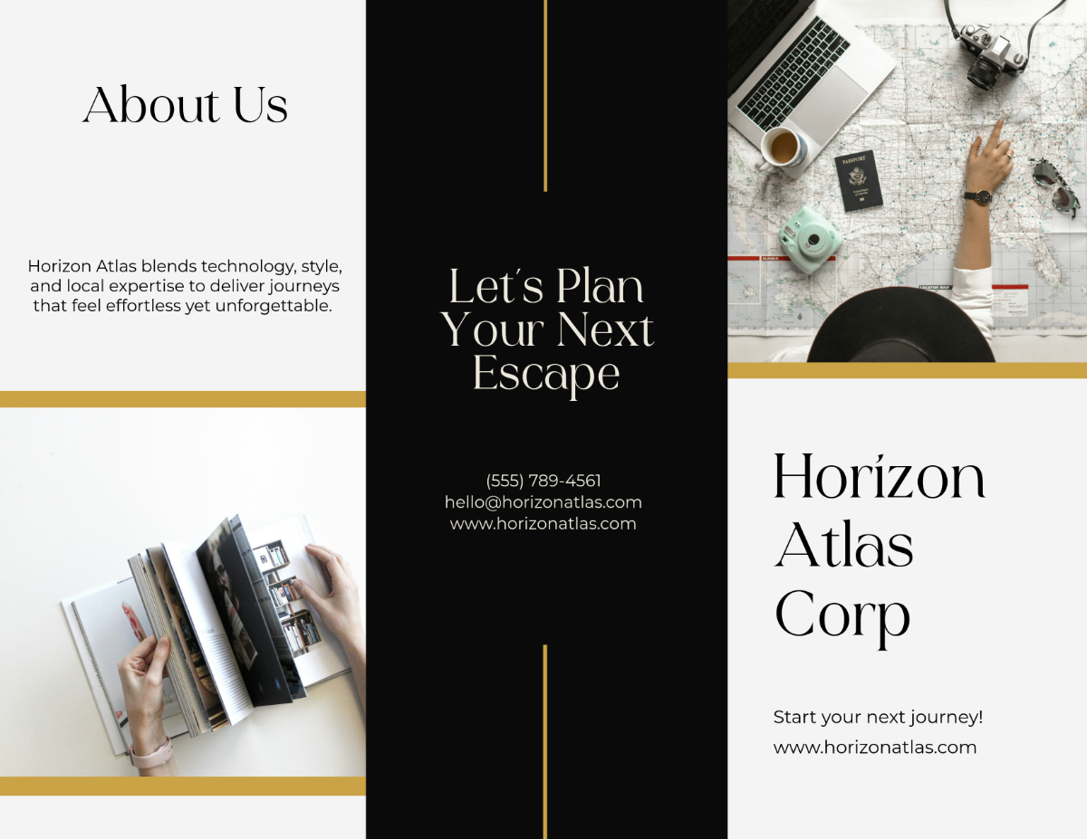 Modern Travel Brochure