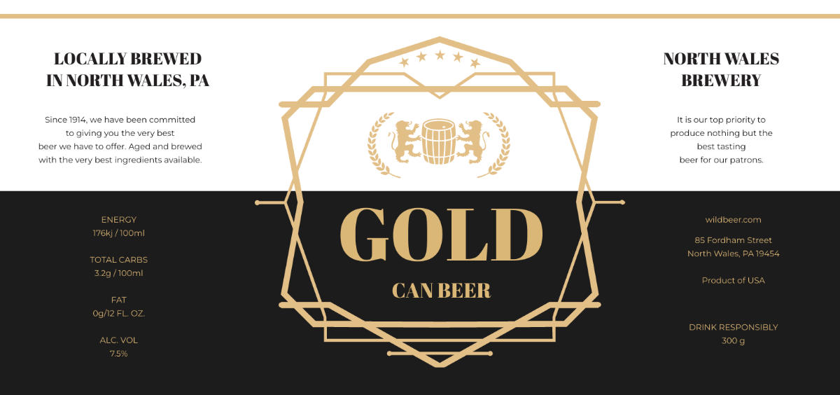 Free Beer Label Templates Editable And Printable Free Beer Label Templates Editable And Printable