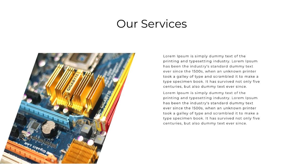 Free Technology Presentation Template to Edit Online