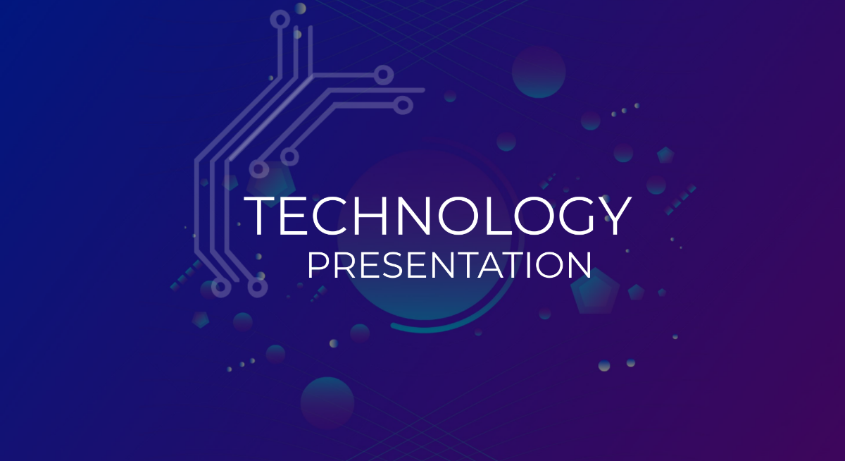 Free Technology Presentation Template
