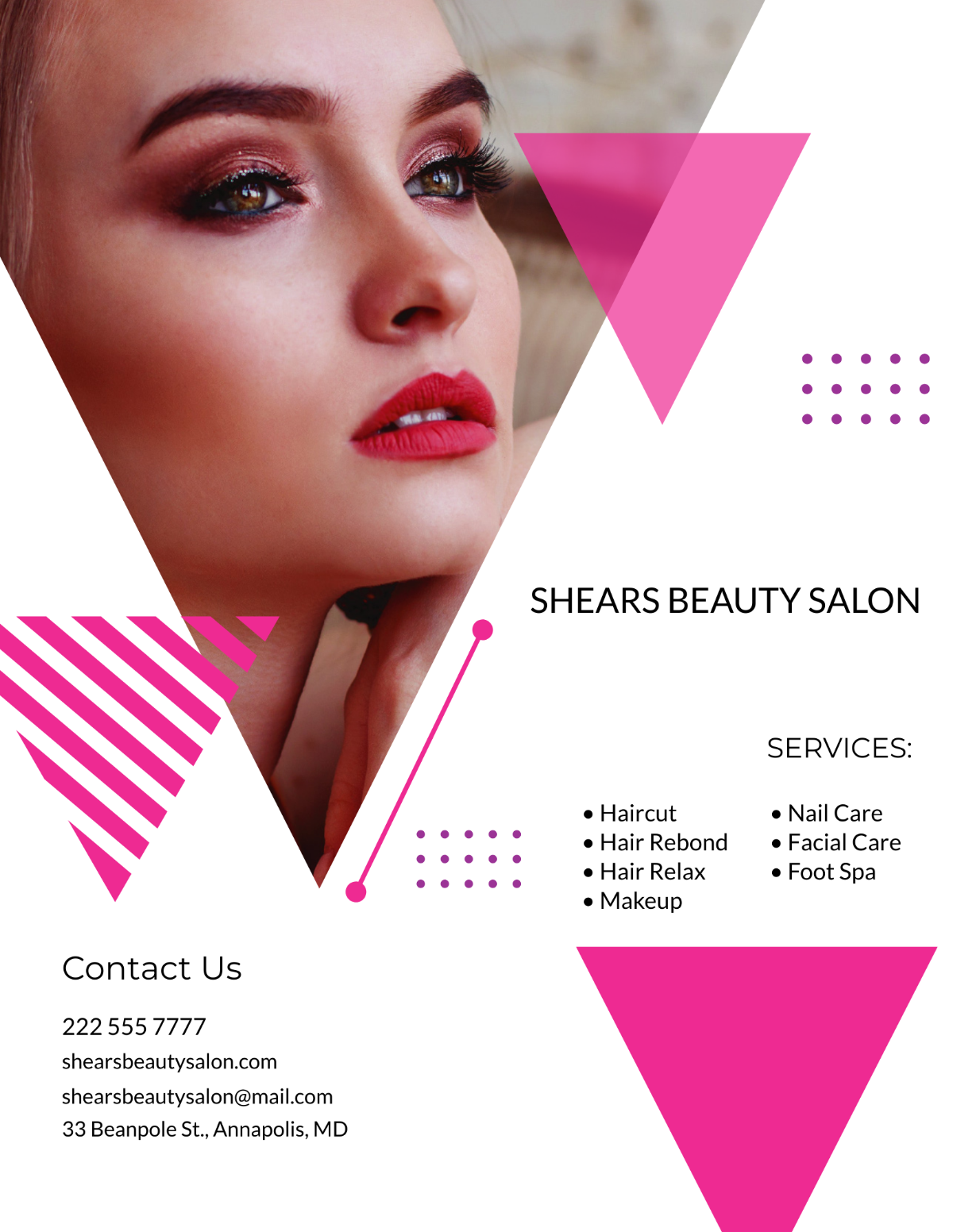 Salon Opening Flyer Template - Edit Online & Download