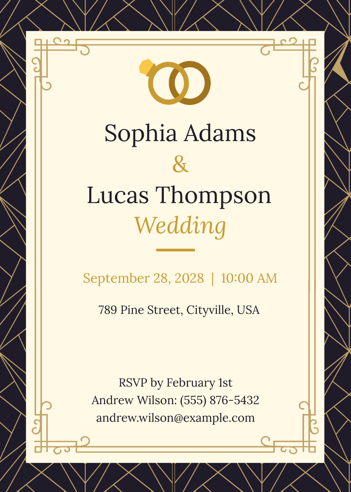 Sample Invitation Card