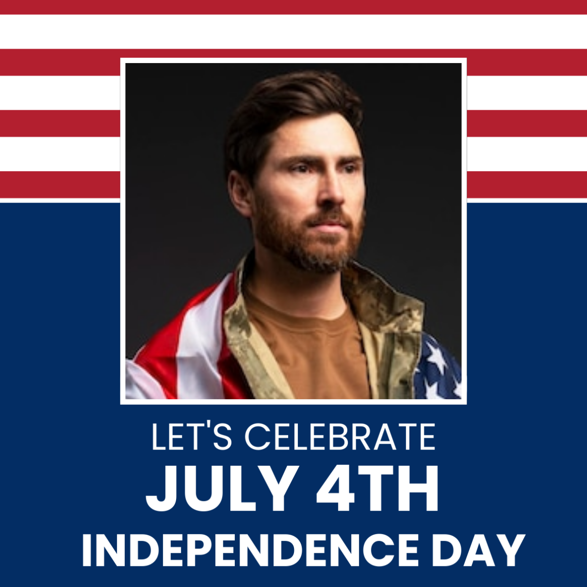 Free 4th of July Instagram Profile Photo Template