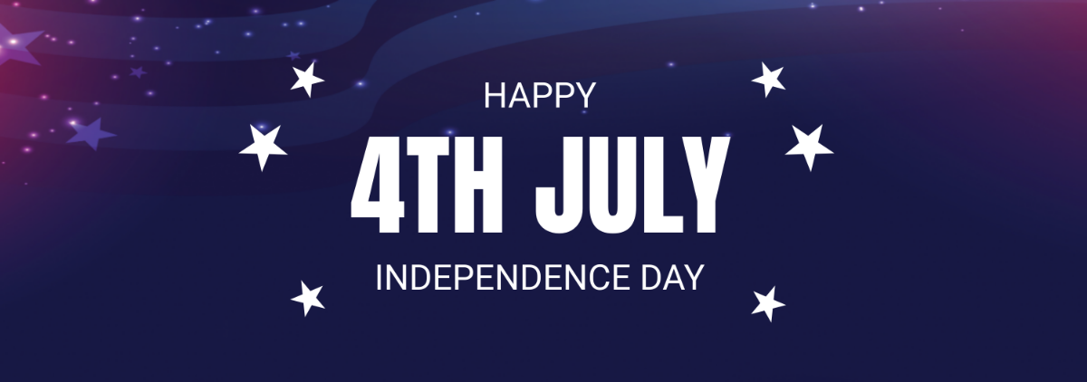 4th of July Tumblr Banner Template