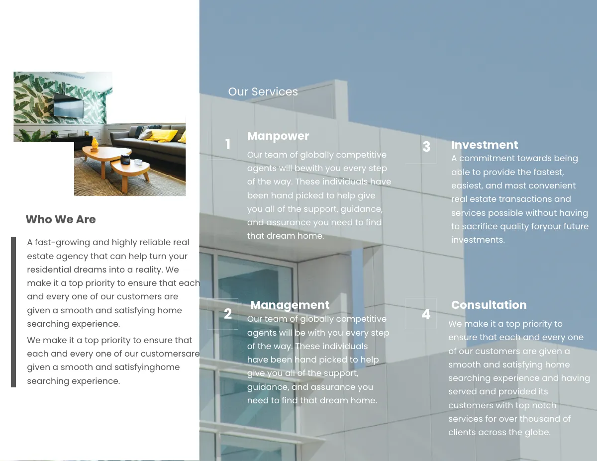 Free Commercial Real Estate Brochure Template to Edit Online