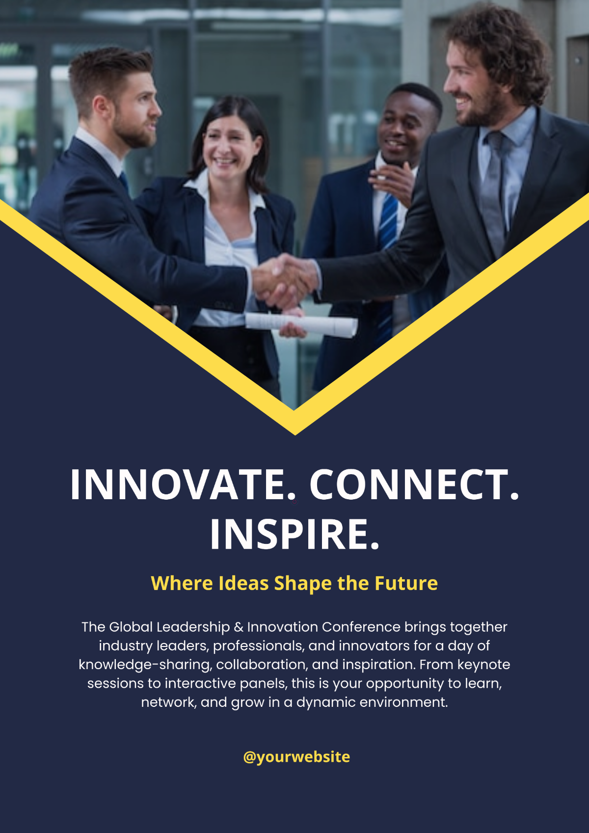 Free Sample Conference Poster Template to Edit Online