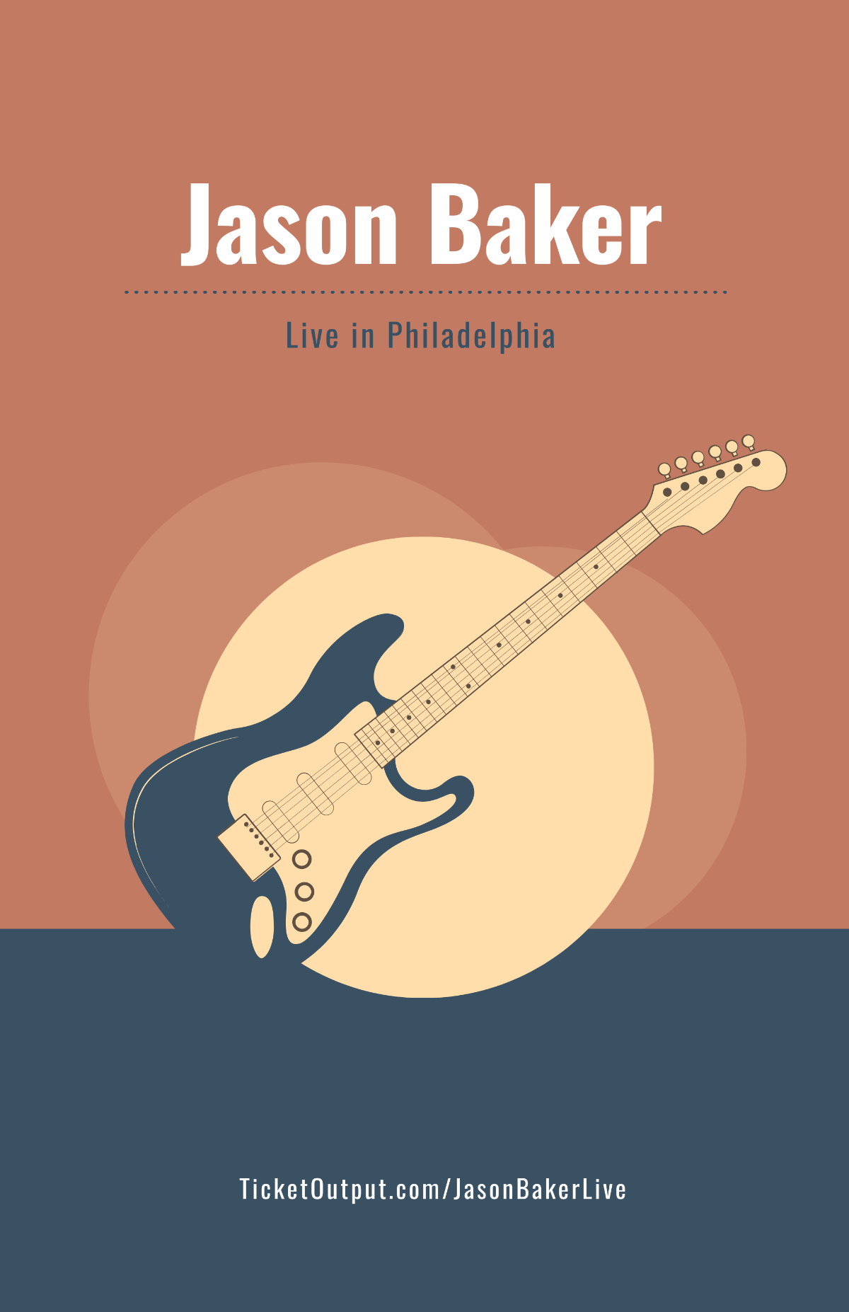 Free Live Music Concert Poster Template
