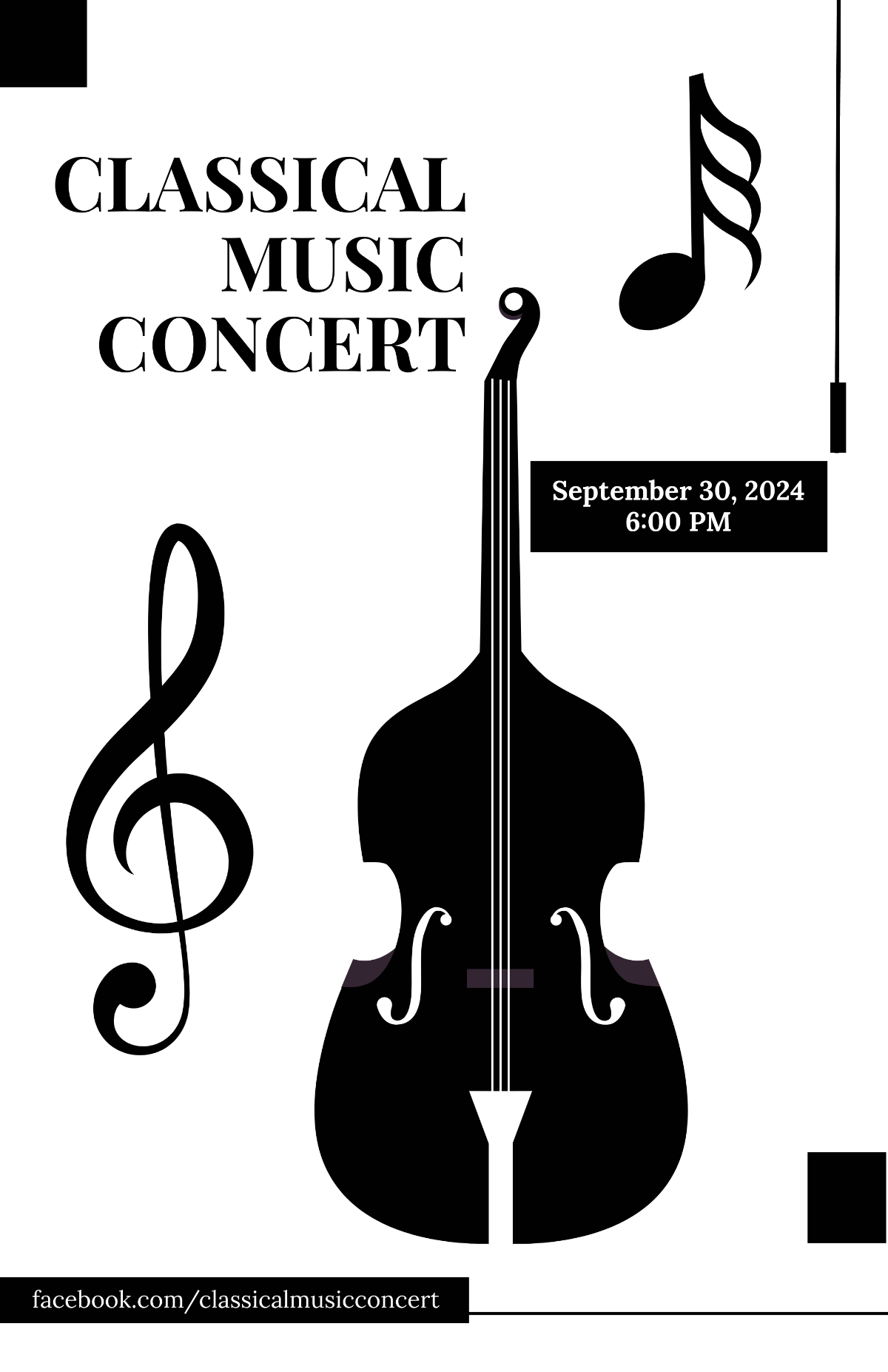 Classical Music Concert Poster