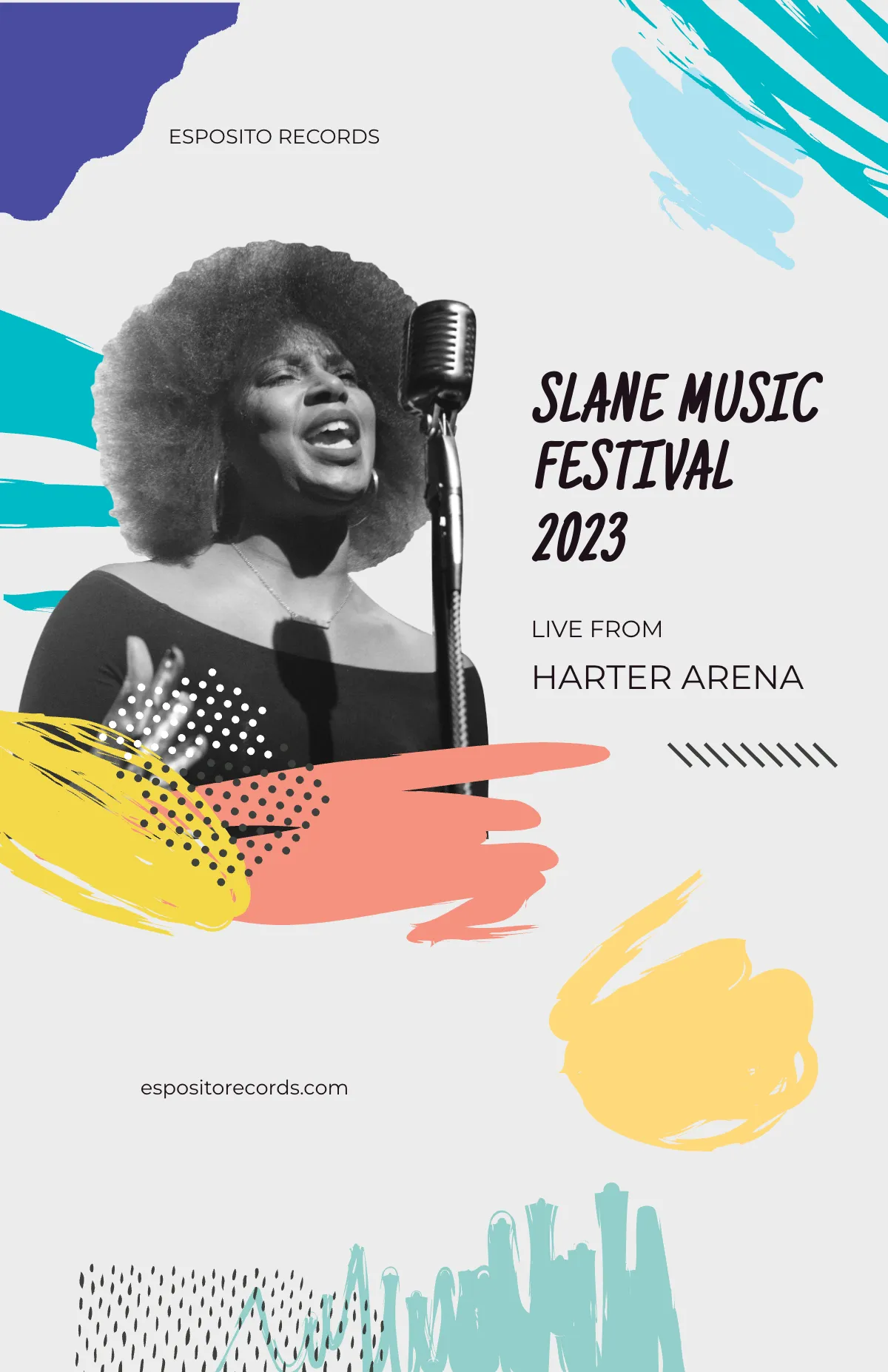Free Music Poster Templates Editable And Printable