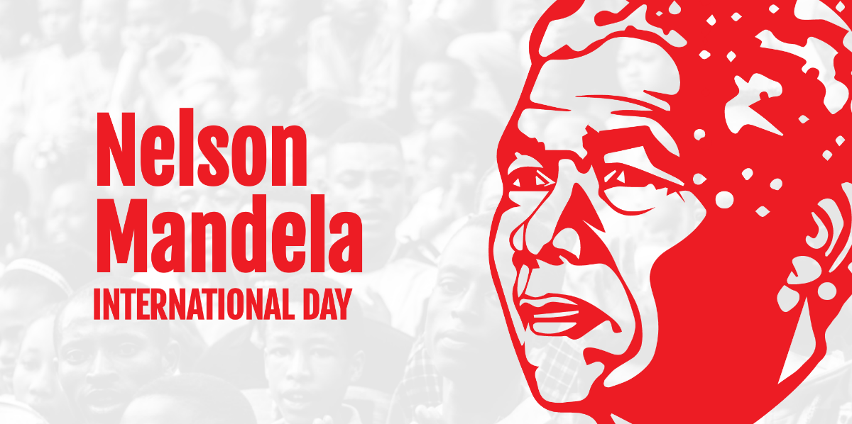 Free Nelson Mandela Day Twitter Post Template