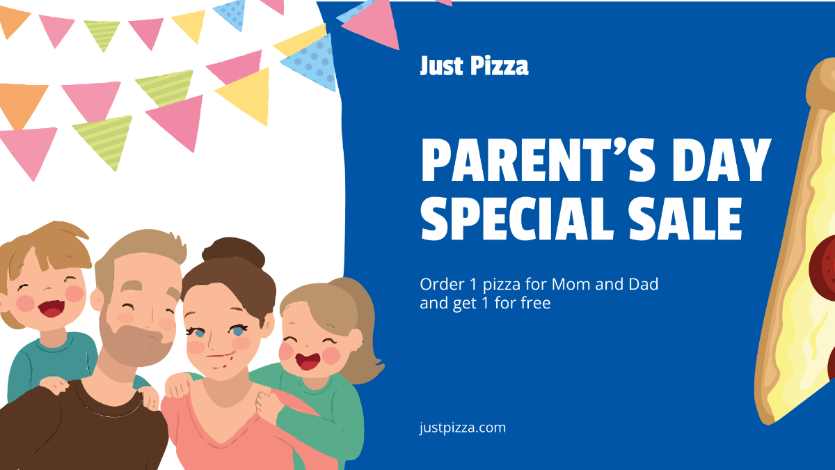 Parent's Day Facebook Event cover Template