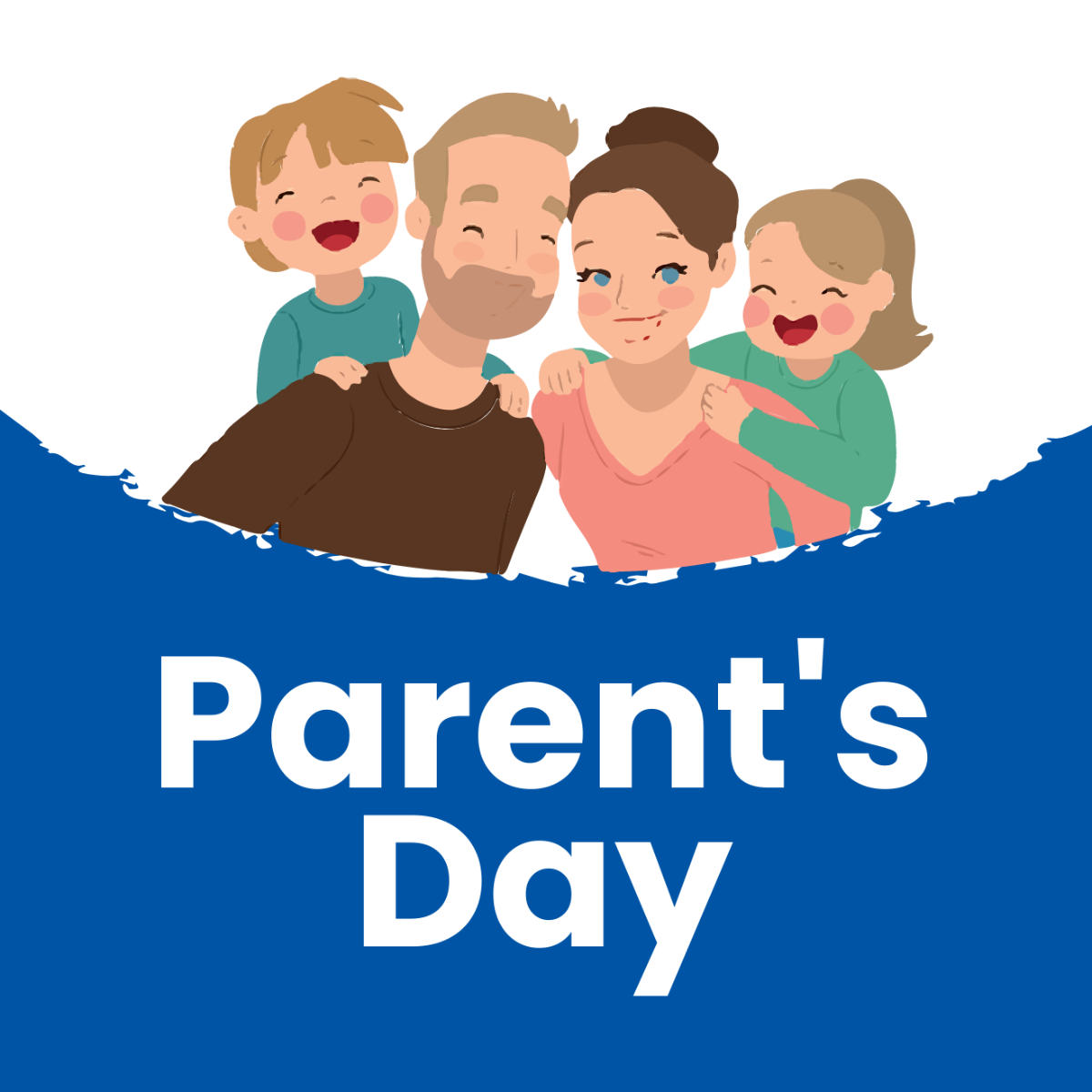 Free Parent's Day Pinterest Profile Photo Template