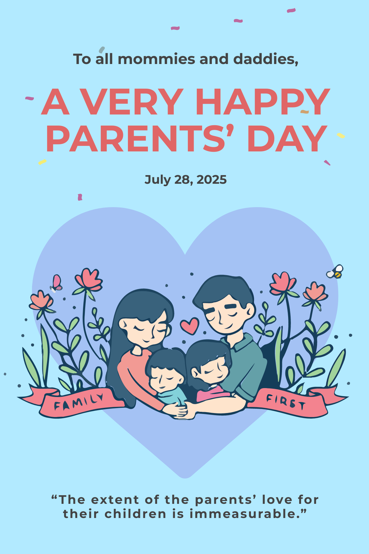 Parent's Day Pinterest Pin Template
