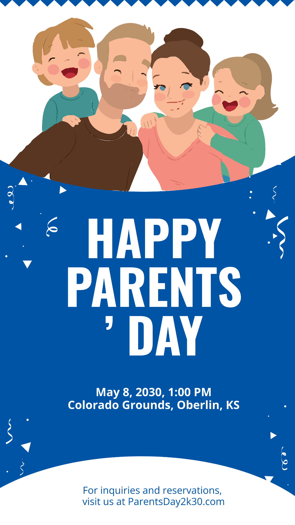 Parent's Day Snapchat Geofilter Template