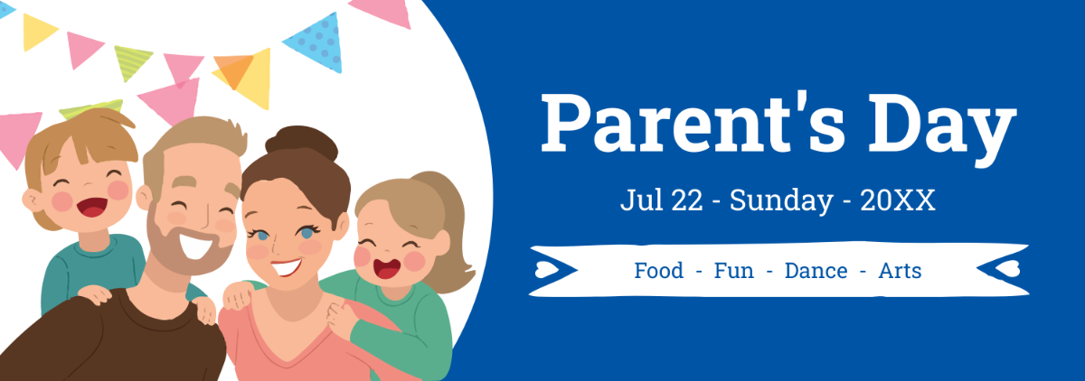Parent's Day Tumblr Banner Template