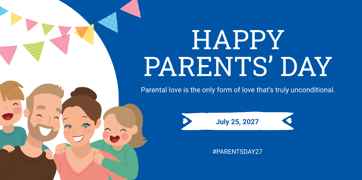 Parent's Day Twitter Post Template