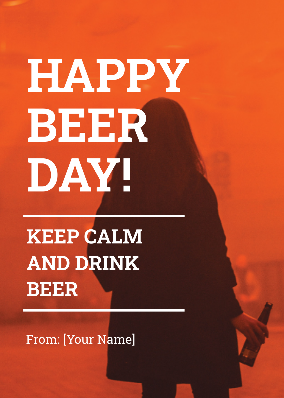 International Beer Day Template - Edit Online & Download