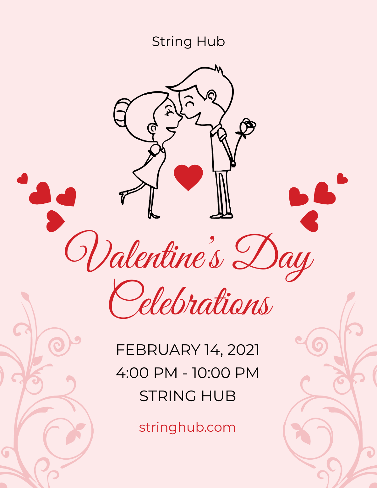 Free Valentine's Day Flyer Template