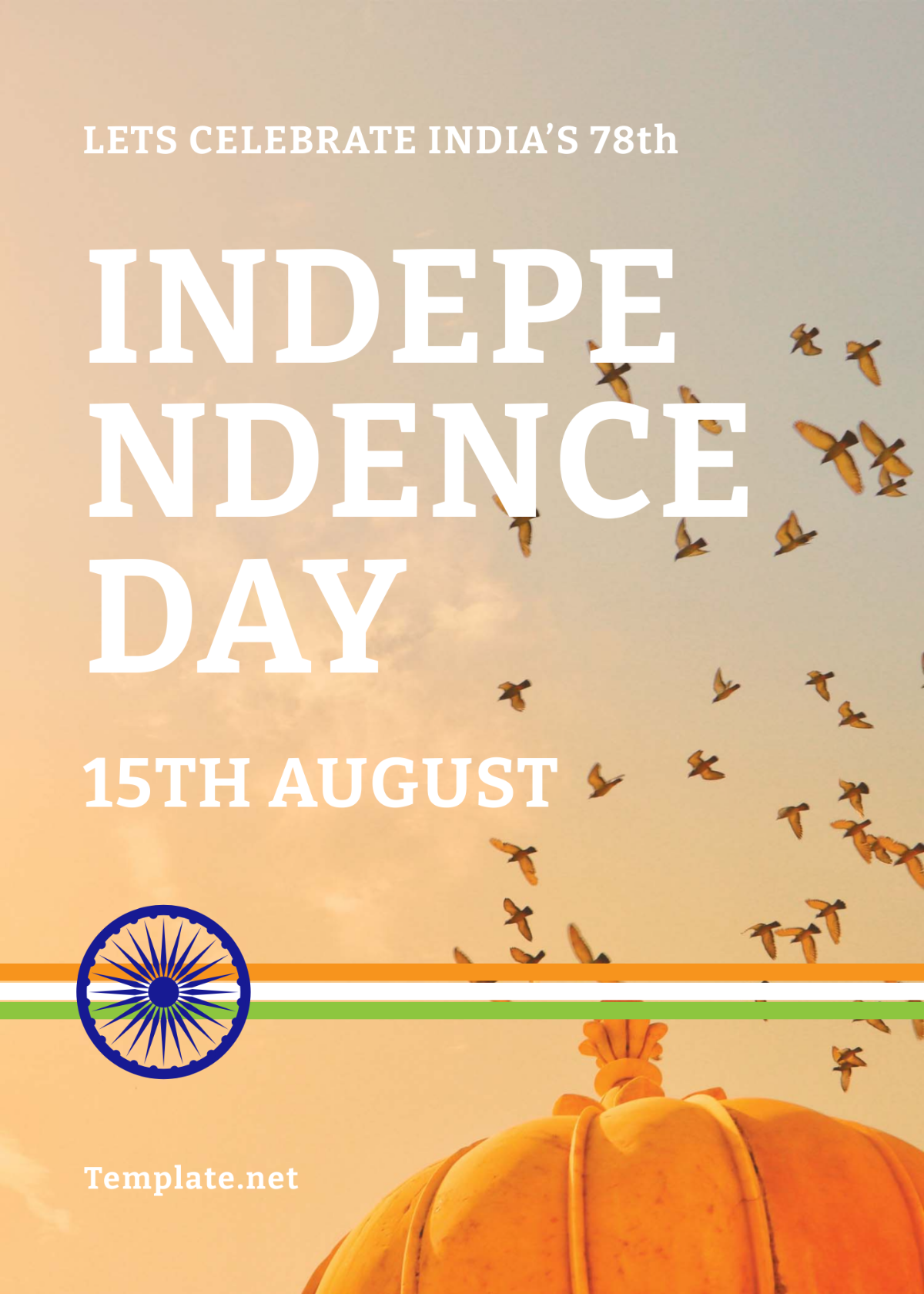 Indian Independence Day Template - Edit Online & Download