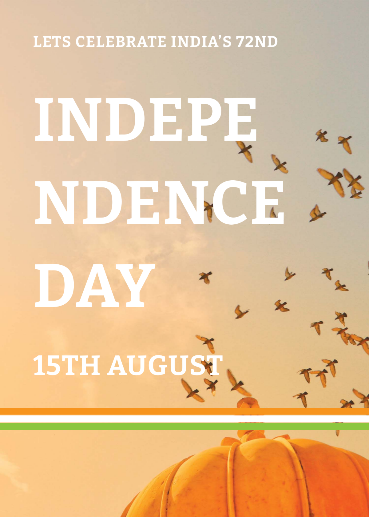 Indian Independence Day Template