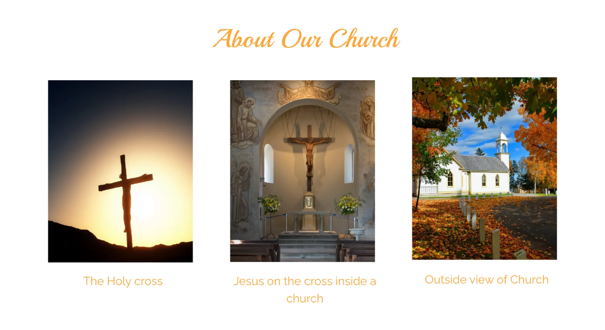 Free Church Conference Powerpoint Presentation Template to Edit Online