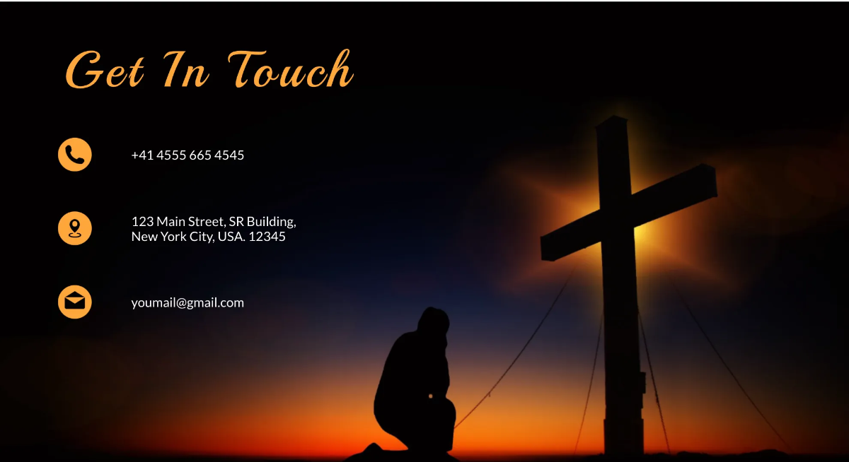 Free Church Conference Powerpoint Presentation Template to Edit Online