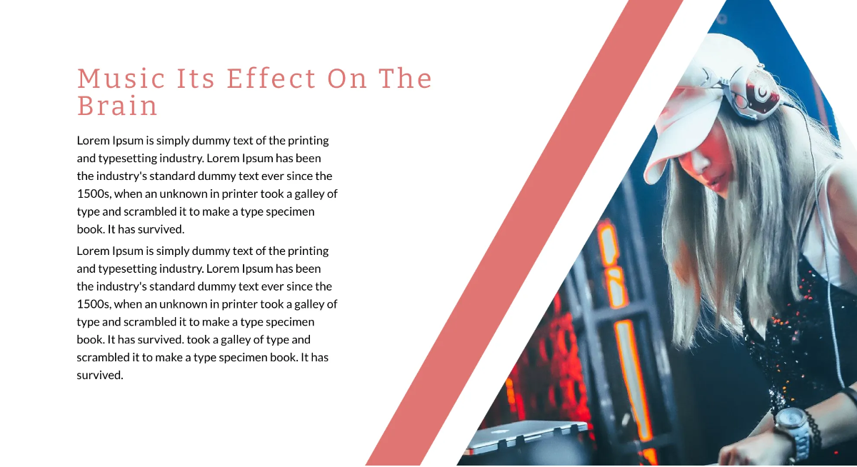 Free Music Powerpoint Presentation Template to Edit Online