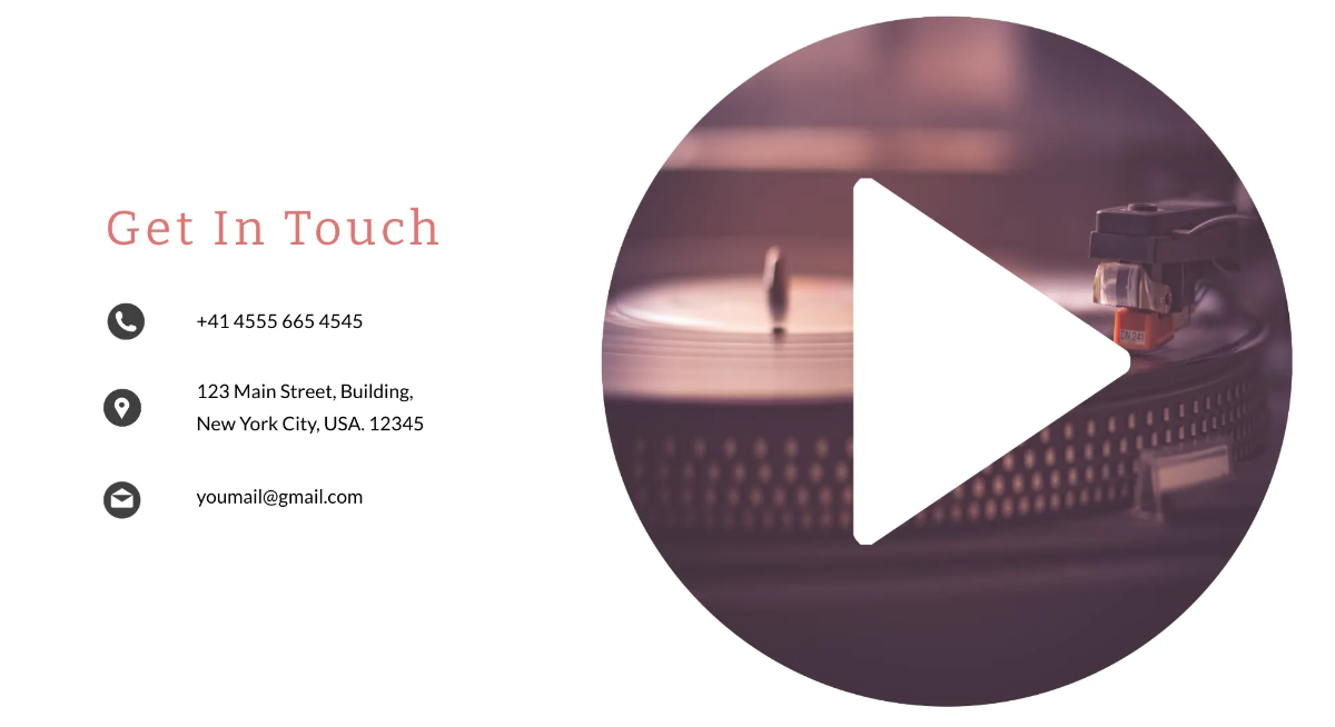 Free Music Powerpoint Presentation Template to Edit Online