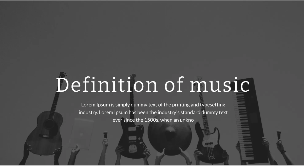 Free Music Powerpoint Presentation Template to Edit Online