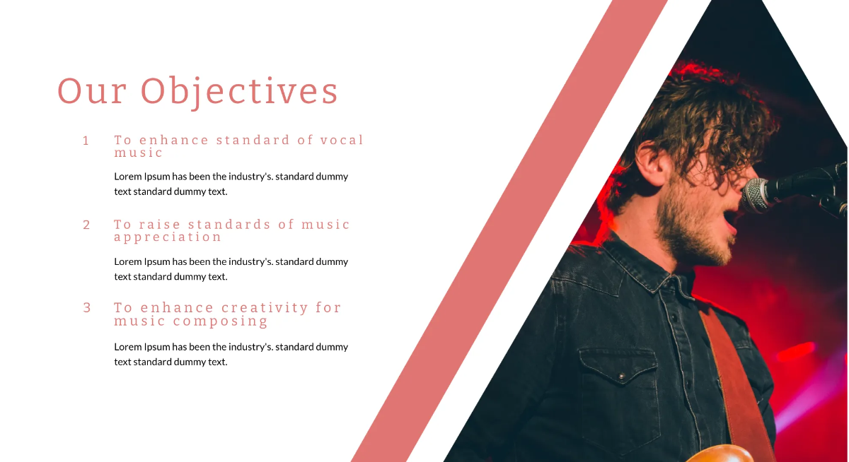 Free Music Powerpoint Presentation Template to Edit Online