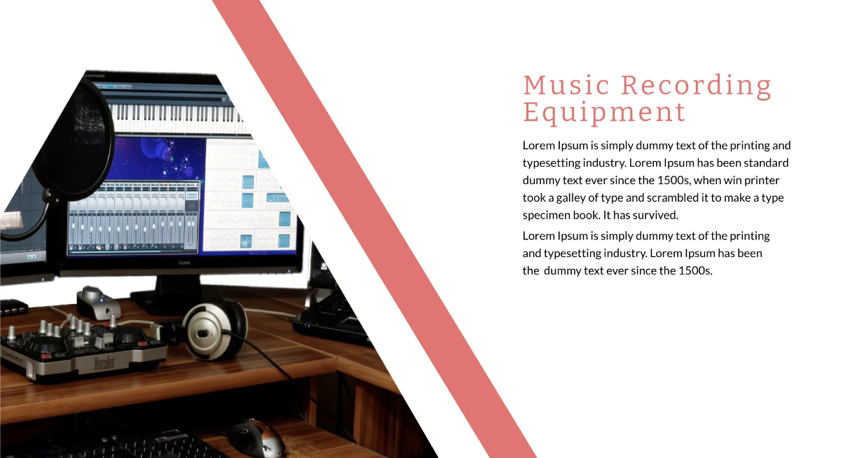Free Music Powerpoint Presentation Template to Edit Online